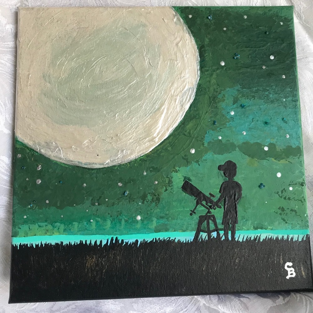 Acrylic art painting